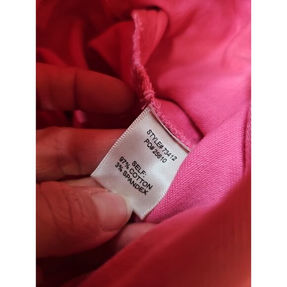 Skies Are Blue Romper Womens Small One Up Pink Jean Jumpsuit - Picture 5 of 7